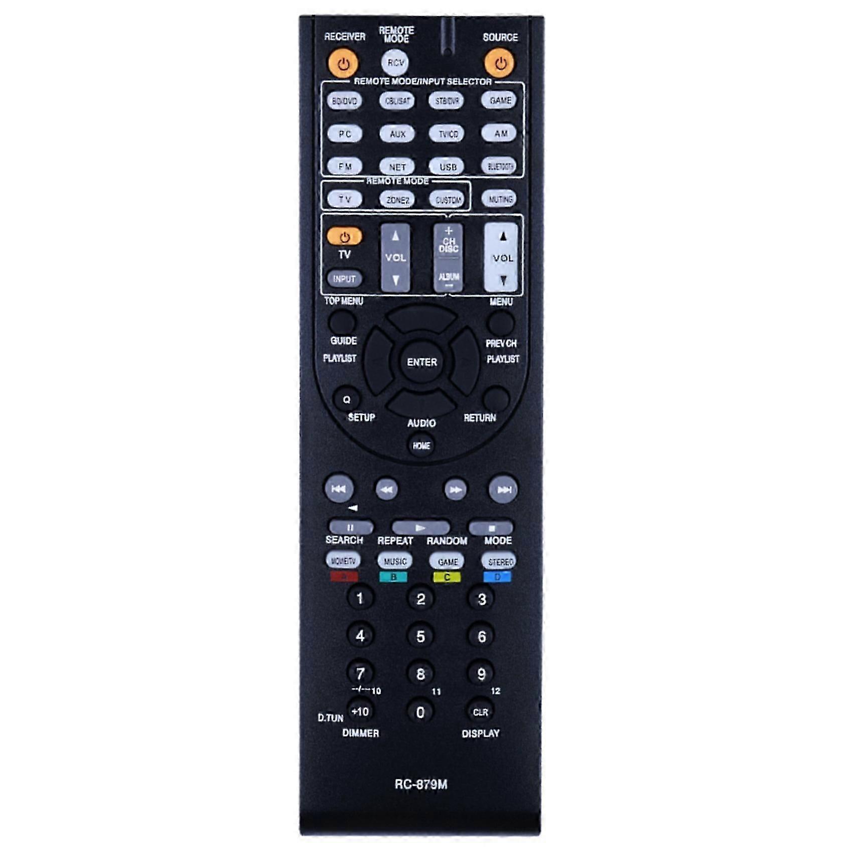 RC-879M Fjärrkontroll för Onkyo TX-NR535 TX-SR333 HT-R393 HT-S3700 Power Emplifier AV-mottagare Cont-2025