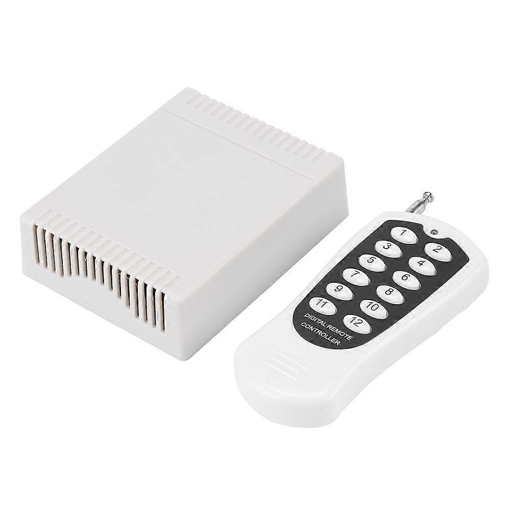 DC 12V Relay 12 Channel Wireless RF Remote Control Switch Transmitter & Receiver