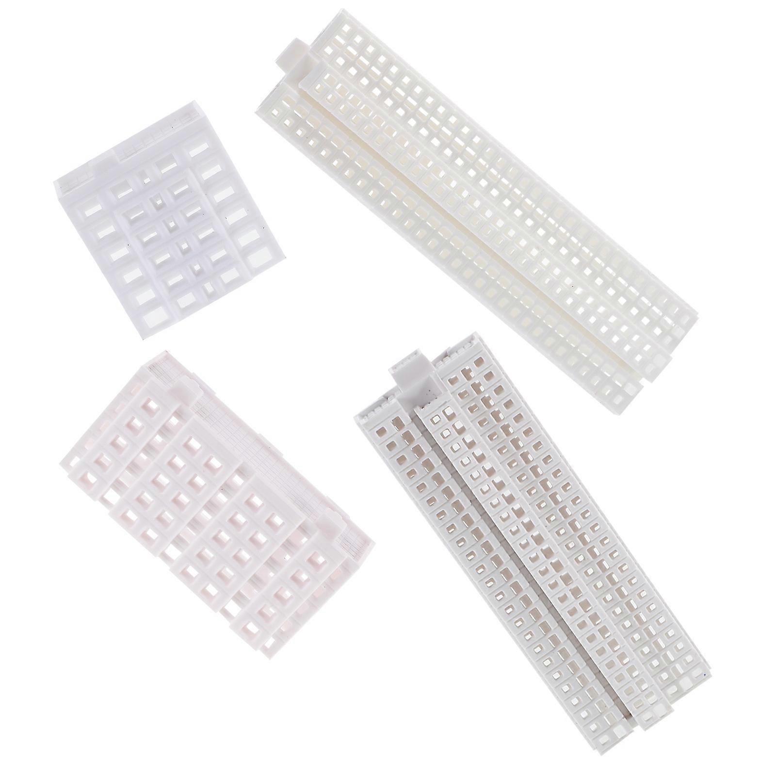 Architectural Model Building Kits for Decoration 4Pcs Miniature High-Rise Materials