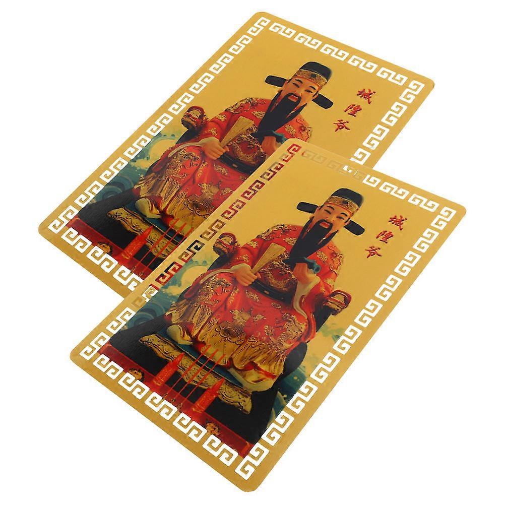 Religious Amulet Year of Dragon Taisui Card for Protection 8 Pieces