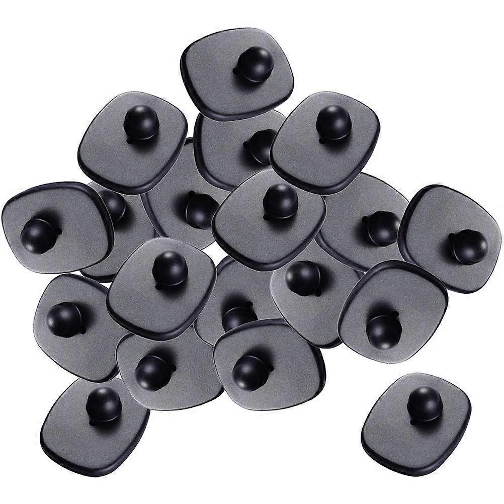 Clothing Security Hard Buckle for Clothing 50Pcs Black ABS