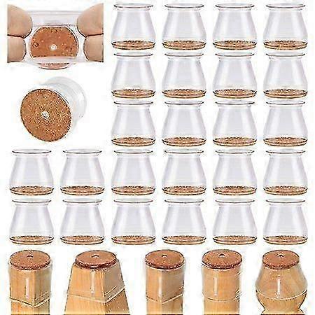 Chair Leg Floor Protectors 24 Pcs