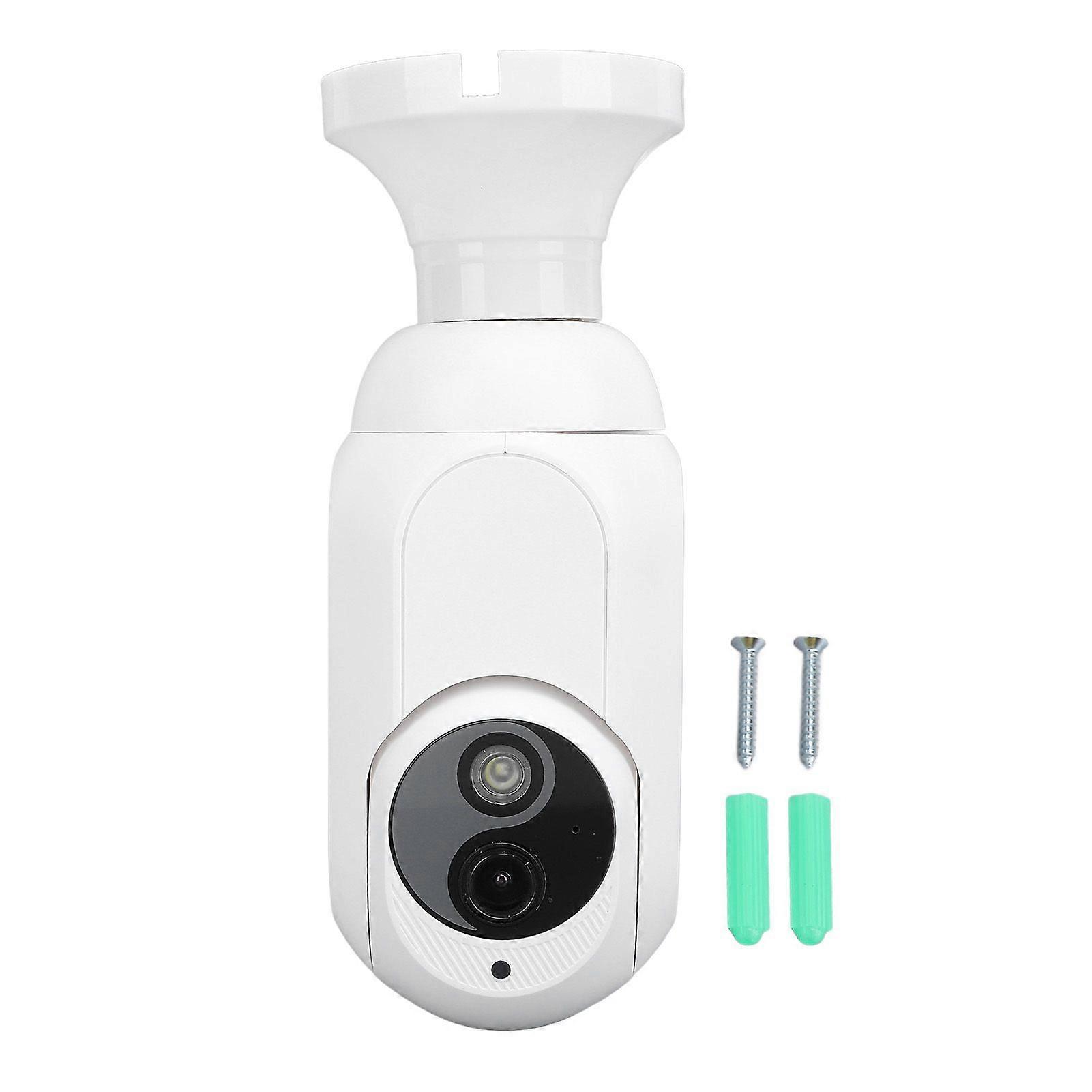 Security Camera E27 Screw Interface 3MP 1080P Motion Detection Rotatable Wireless WiFi Security Camera for Indoor Outdoor 110 to 220V