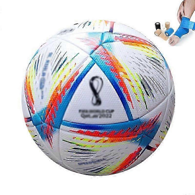2022 Qatar World Cup Tournament Soccer Ball with Training Strap Set for Practice