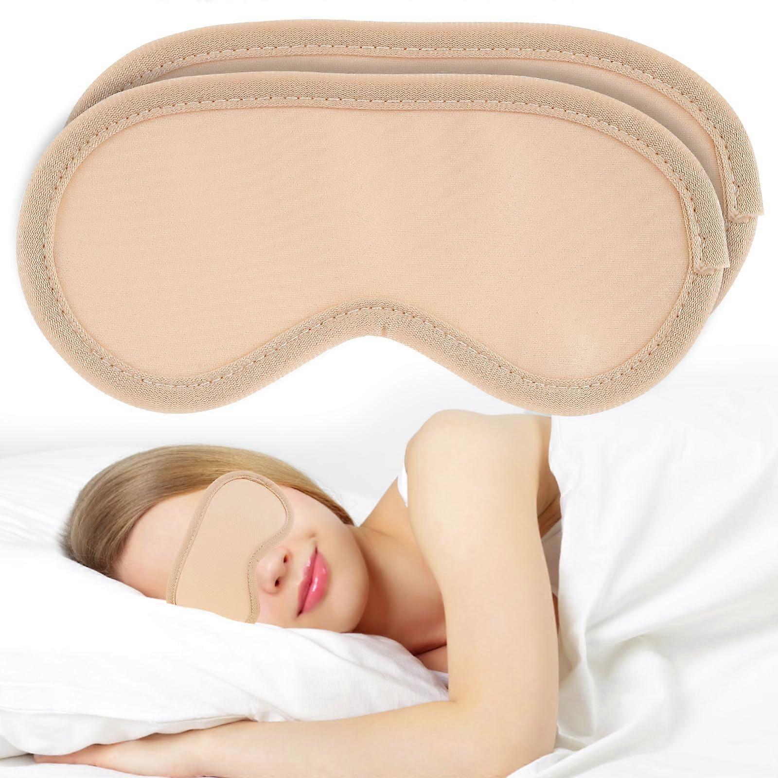 Essential Oil Pack for Eye 2 Pack Washable Reusable Eye Wrap Adjustable Elastic Strap LeakProof Eye Oil Pack