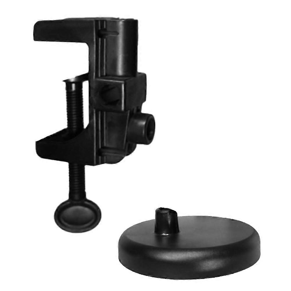 Table Lamp Universal Base Clip with Round Base Plate and Swing Arm - ABS Material for Versatile Lighting Solutions