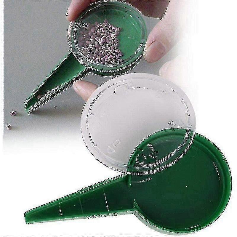 3-Piece Garden Seed Dispenser Set with 5 Dial Settings - Precision Seeding Tool for Home Gardening