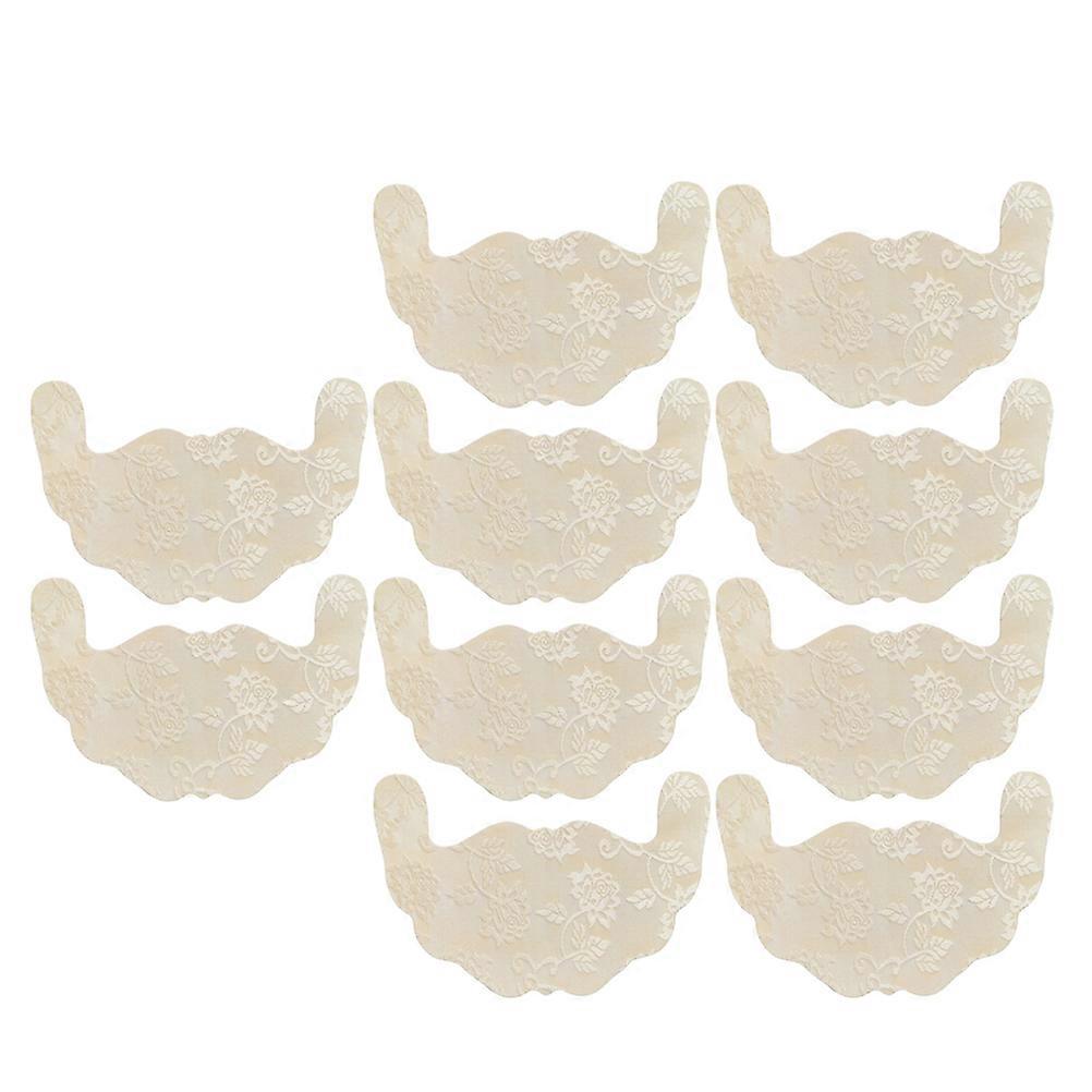 Silicone Breast Pasties Covers for lift Tape Adhesive 10Pairs Khaki