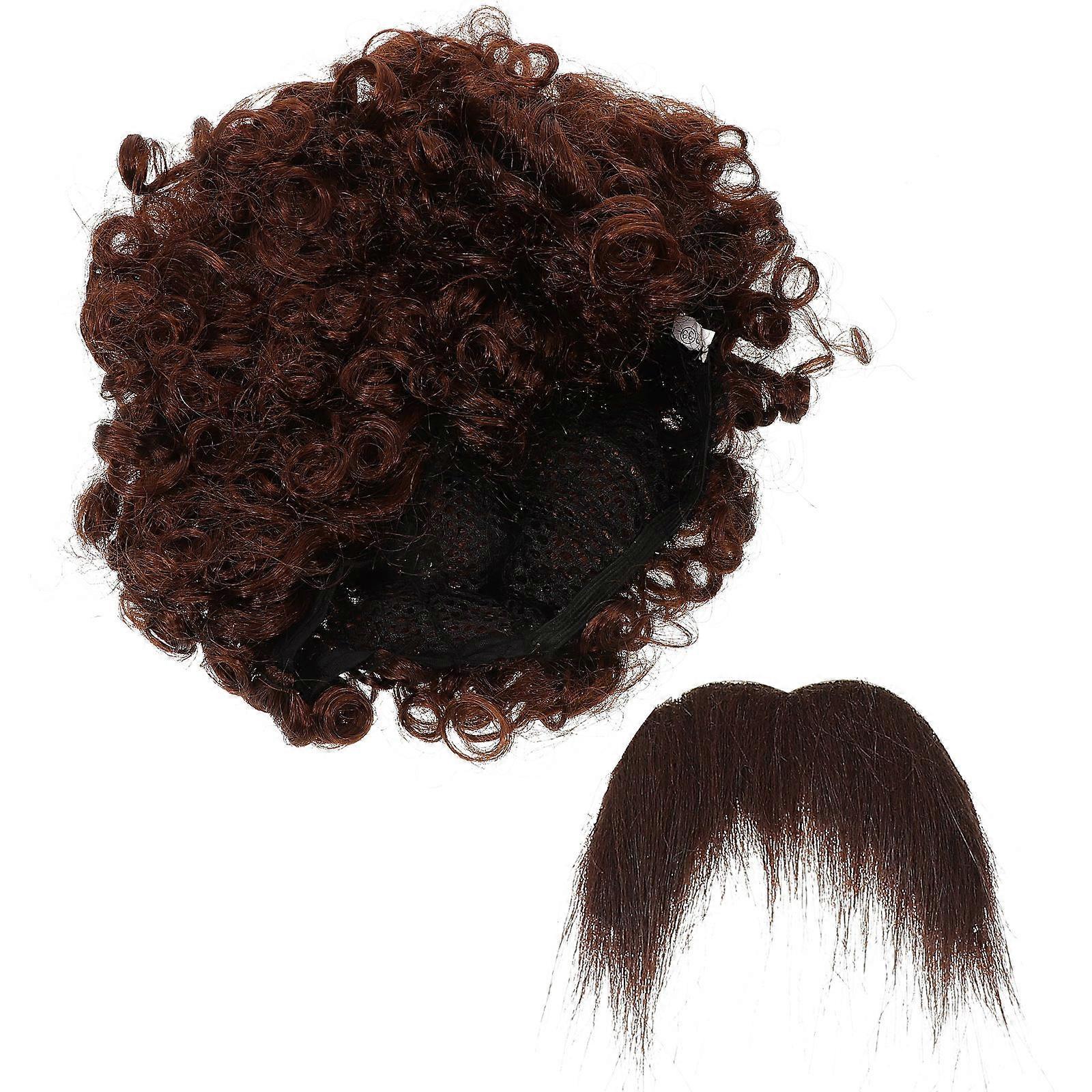 Cosplay Pirate Beard and Wig Set for Costume 3Sets