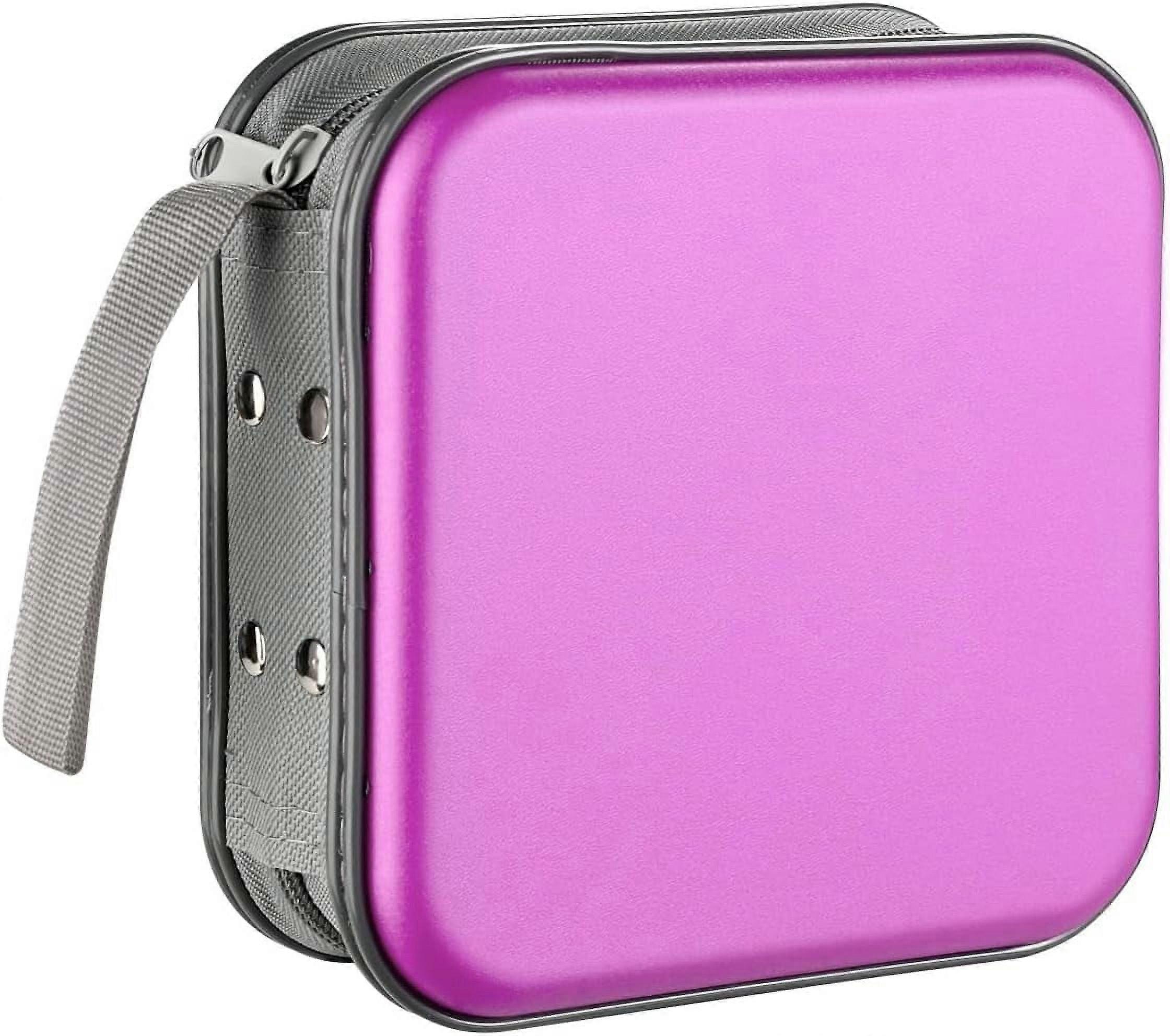 DVD Case, 48 Capacity CD Case Portable CD Case Holder Storage Hard Plastic DVD CD Wallet Holder Organizer for Car