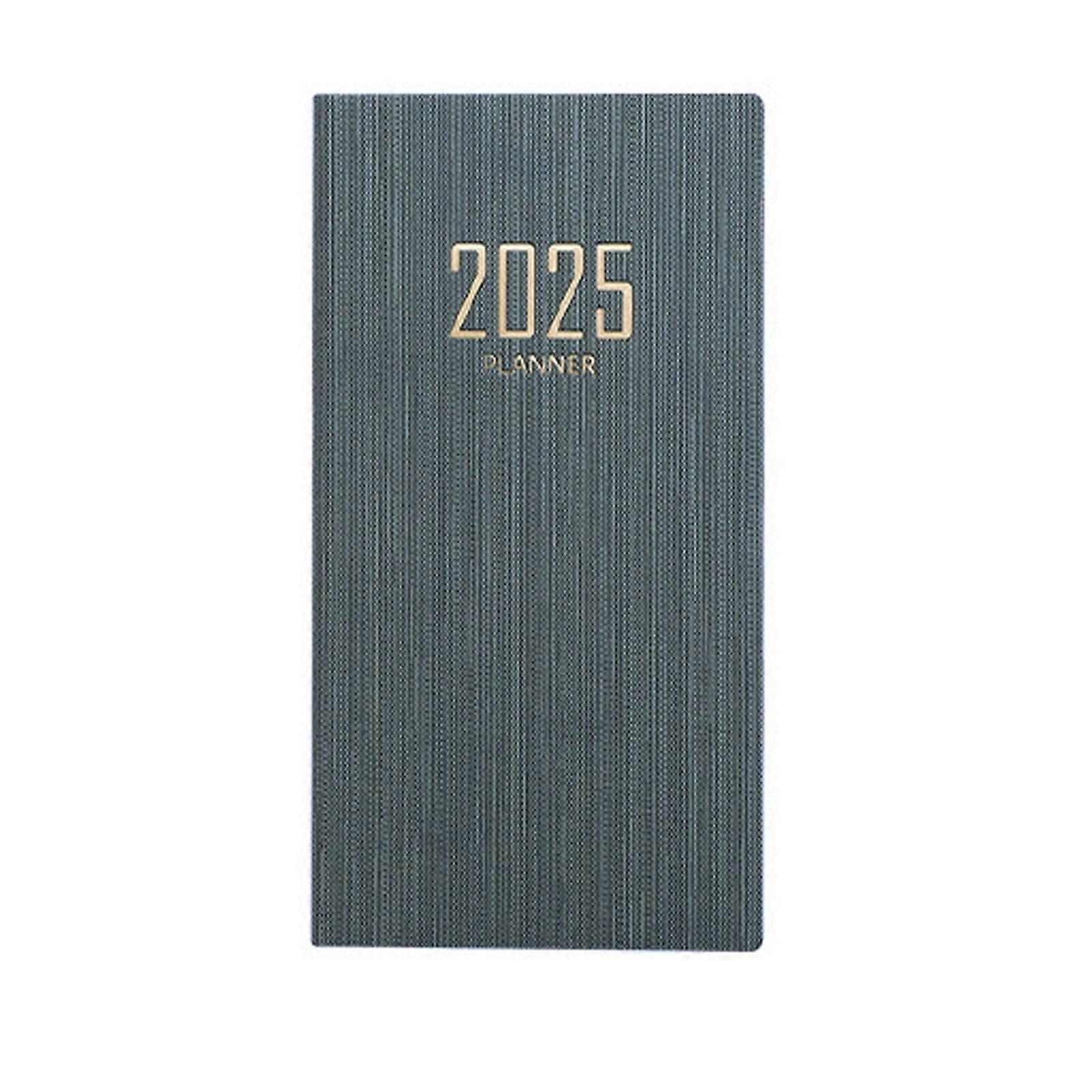 RFUGUG 2025 Daily Planner, A6 Organizer with Monthly/Weekly Layouts, Goal Setting Pages, 365-Day Compact Agenda