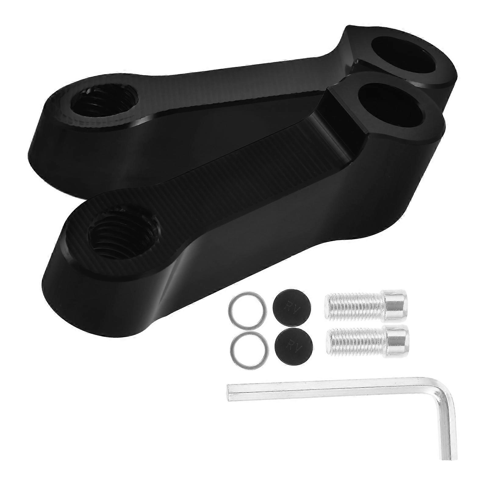 Motorcycle Rearview Mirror Extension Bracket Mounts for 5Sets