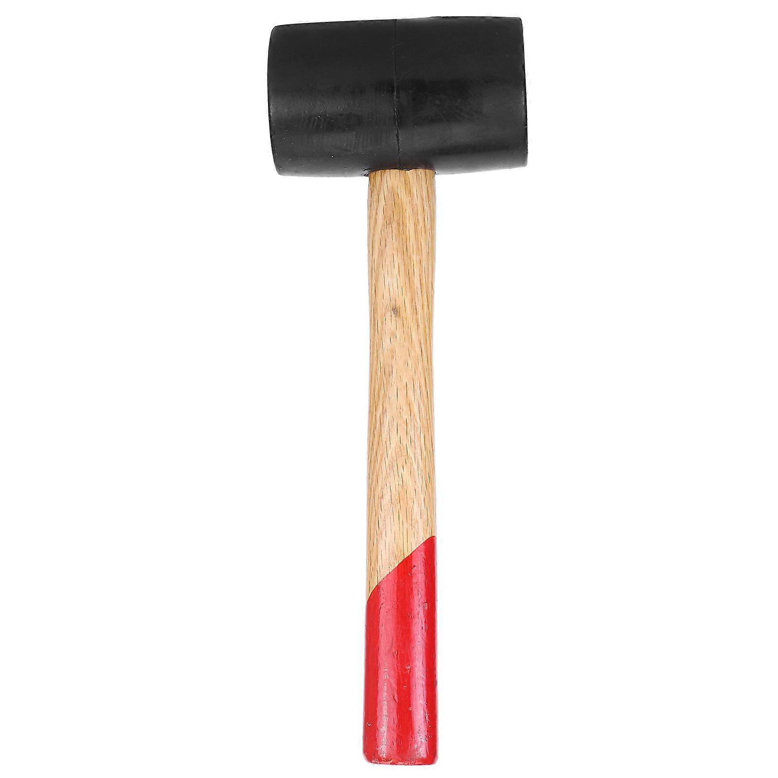 Rubber Mallet Hammer for Tiles with Durable Wooden Handle
