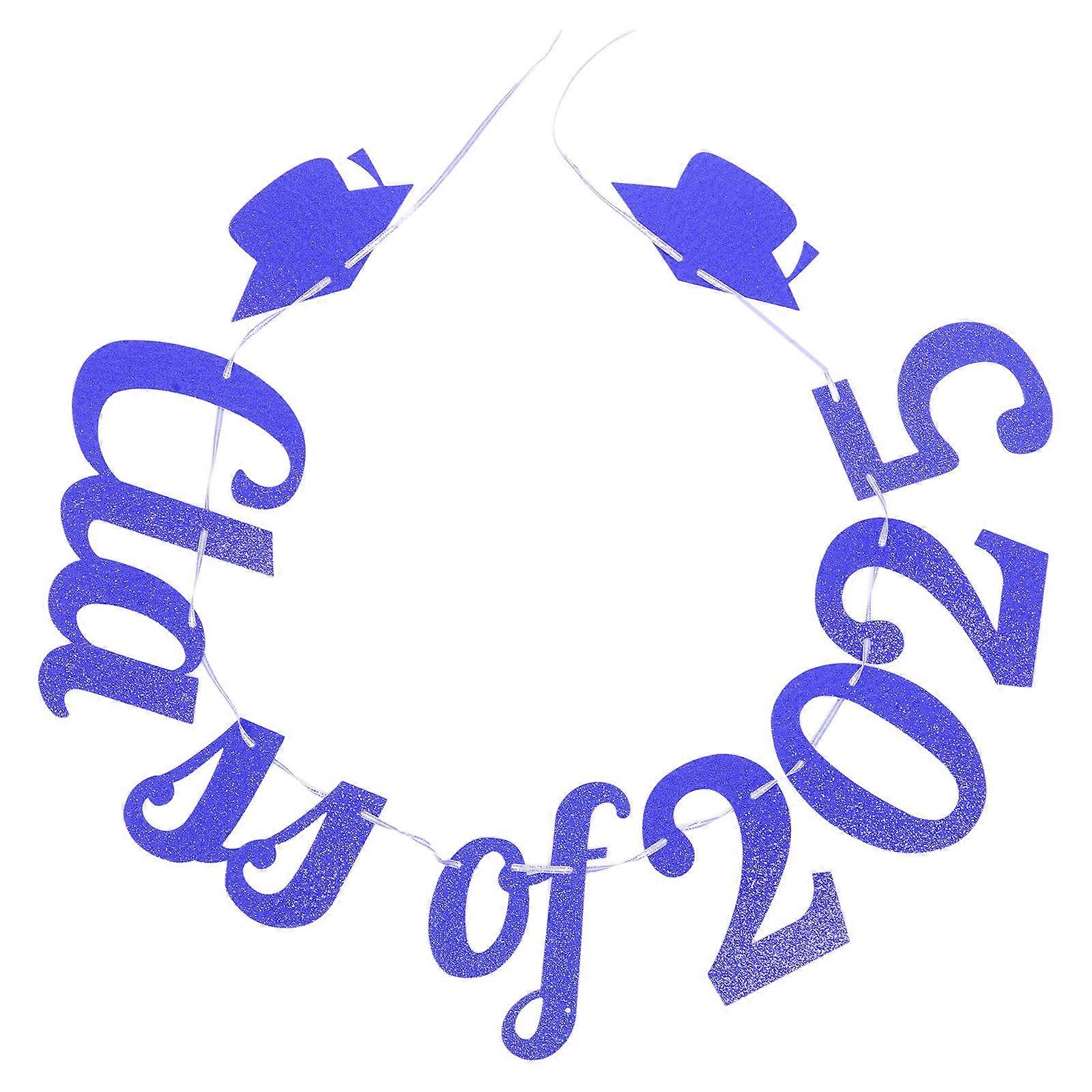 Class Of 2025 Graduation Banner Wall Decoration For Graduation Party Use 5 Sets
