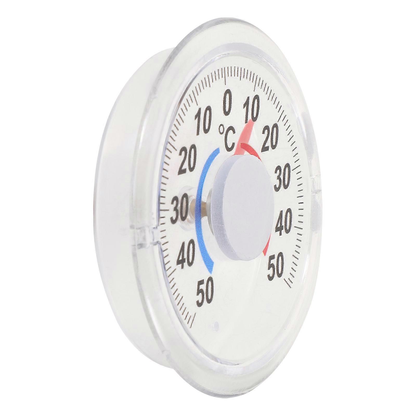 3Pcs Temperature Gauges Wooden Board Thermometers Indoor Use Rustic Style Vertical Temperature Monitors 7.5x7.5x1.8cm