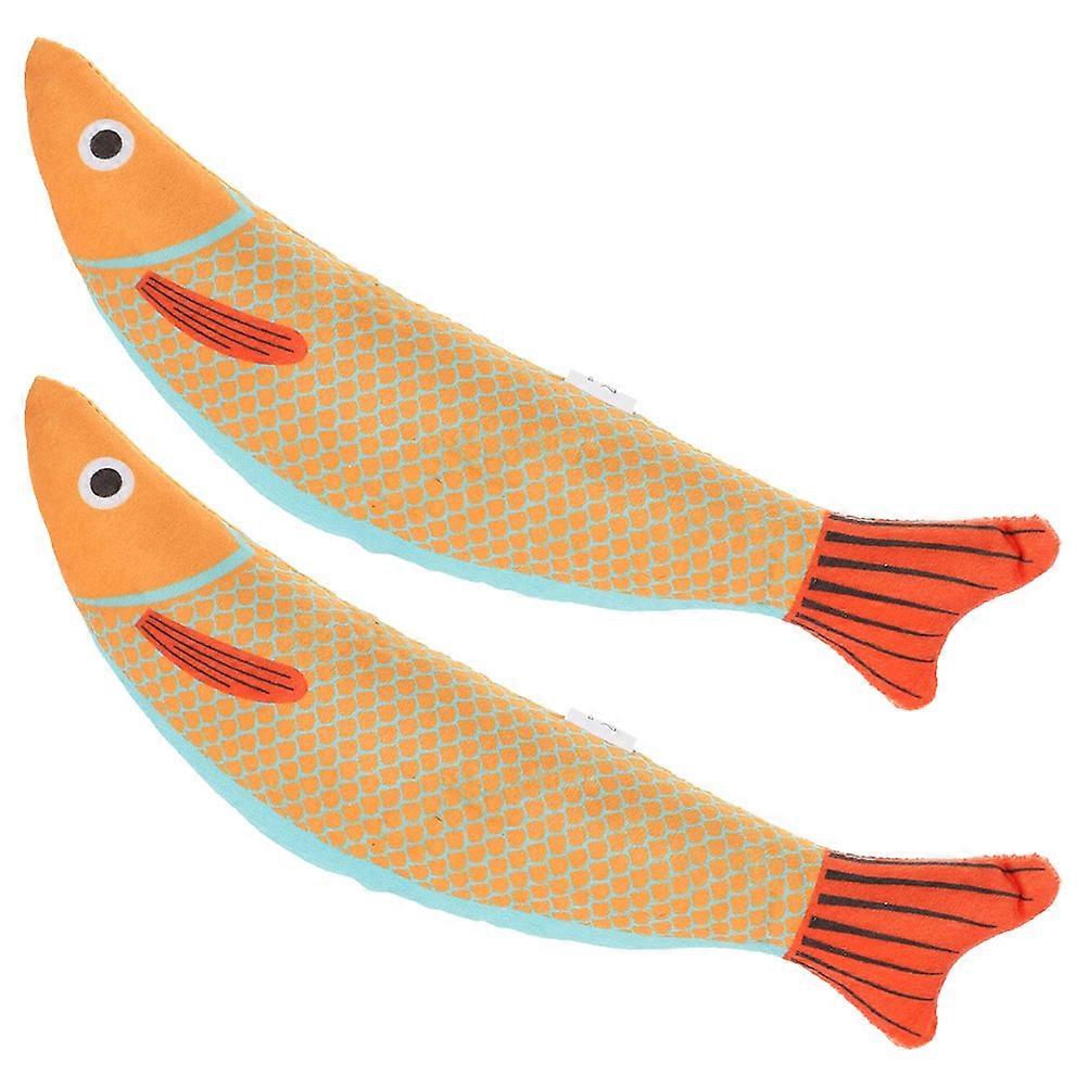 Cat Interactive Fish Toy Plush Catnip Toy for Healthy Cat Play 10Pcs