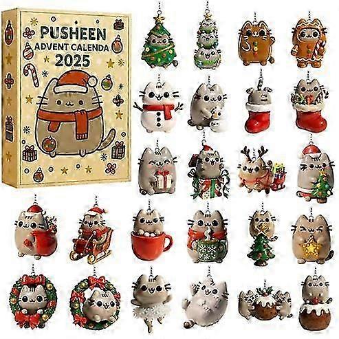 Julekalender 2025 Dekorasjon Akryl Full stil A