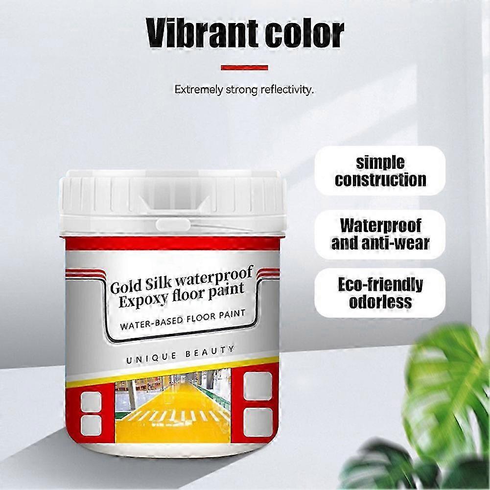 500g/1000g Silk Waterproof Epoxy Floor Paint, Water-based Epoxy Floor ...