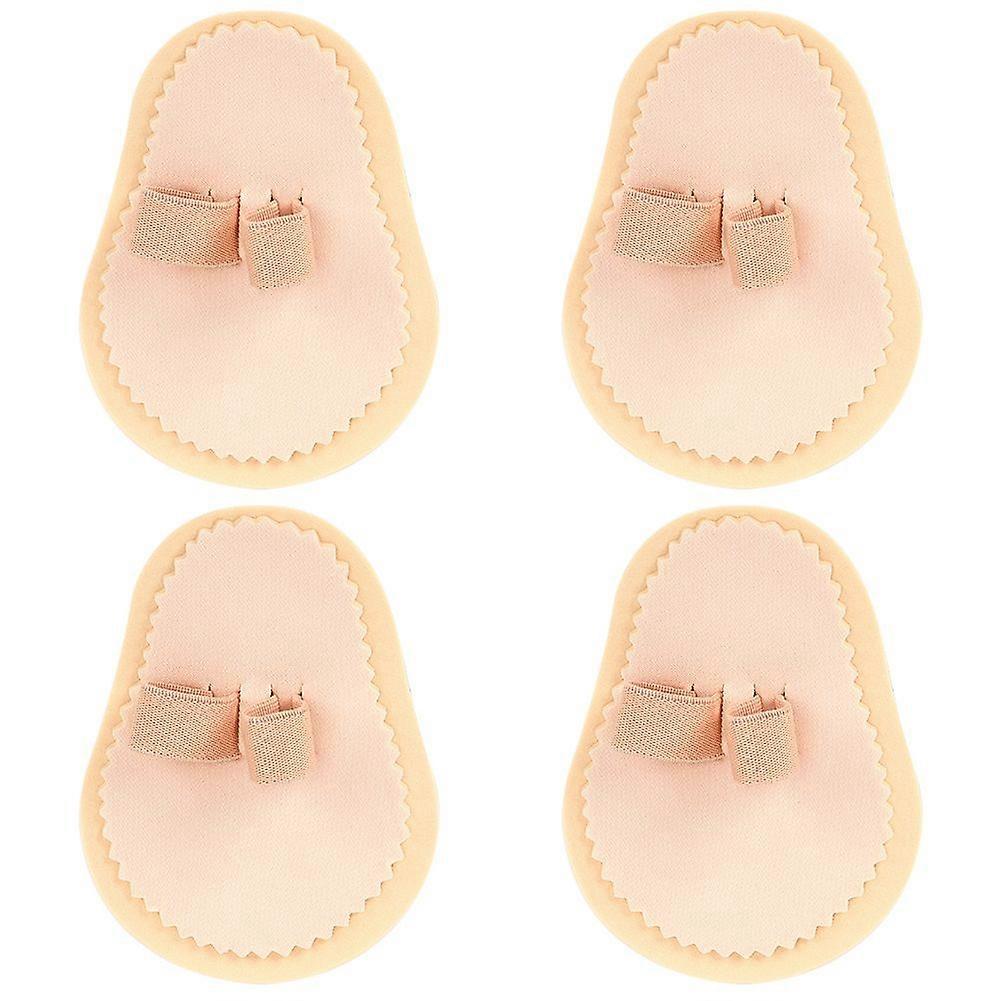 4pcs Toe Straightener Separators Protector Bunion Splint Corrector Toe Spacer Cover Guard2 Hole