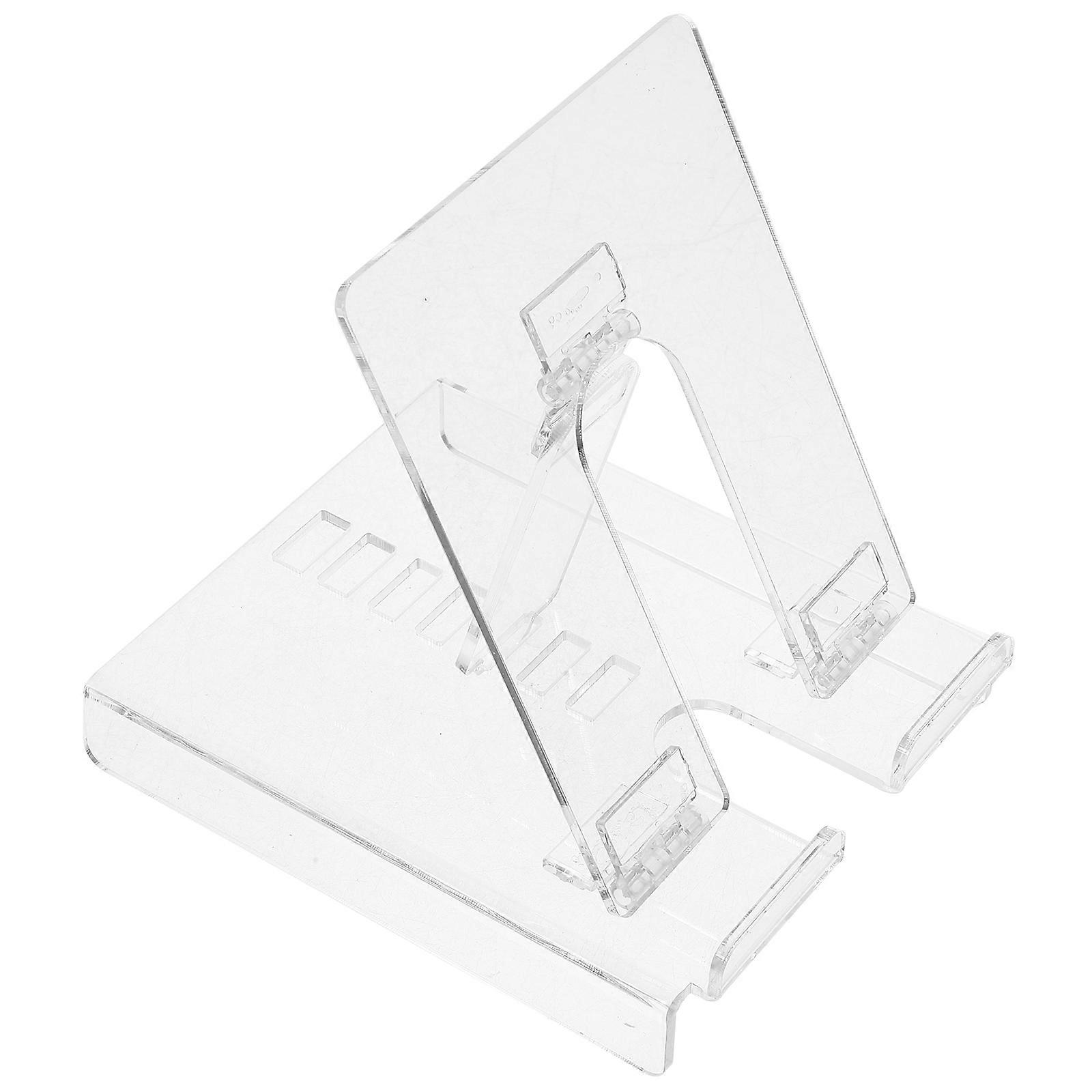 5Pcs Adjustable Tablet Holder Durable Transparent Bracket Suitable For Home Office And Living Room Usage