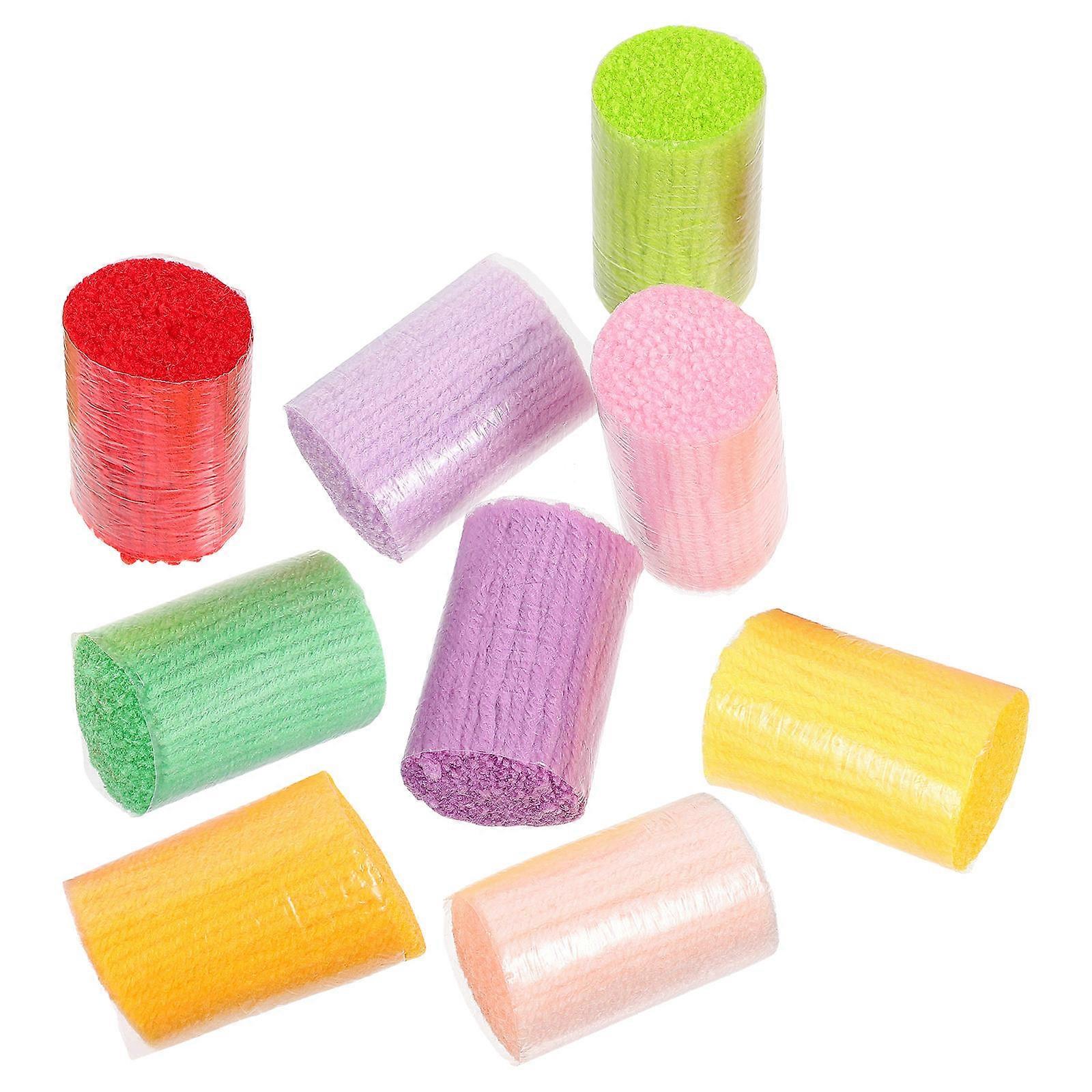 Craft Yarn Assorted Color Latch Hook Yarn for DIY 60Pcs Bundle