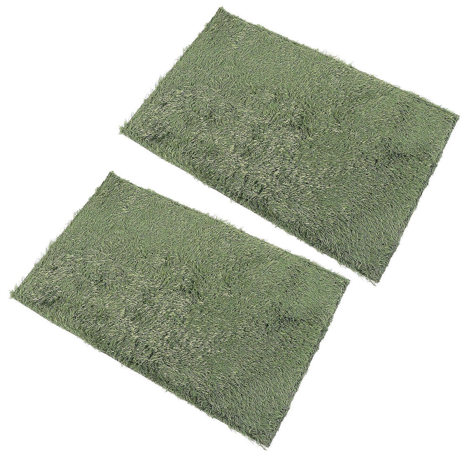 Tortoise Carpet Moss Reptile Carpet Mat for Terrarium Use 4Pcs