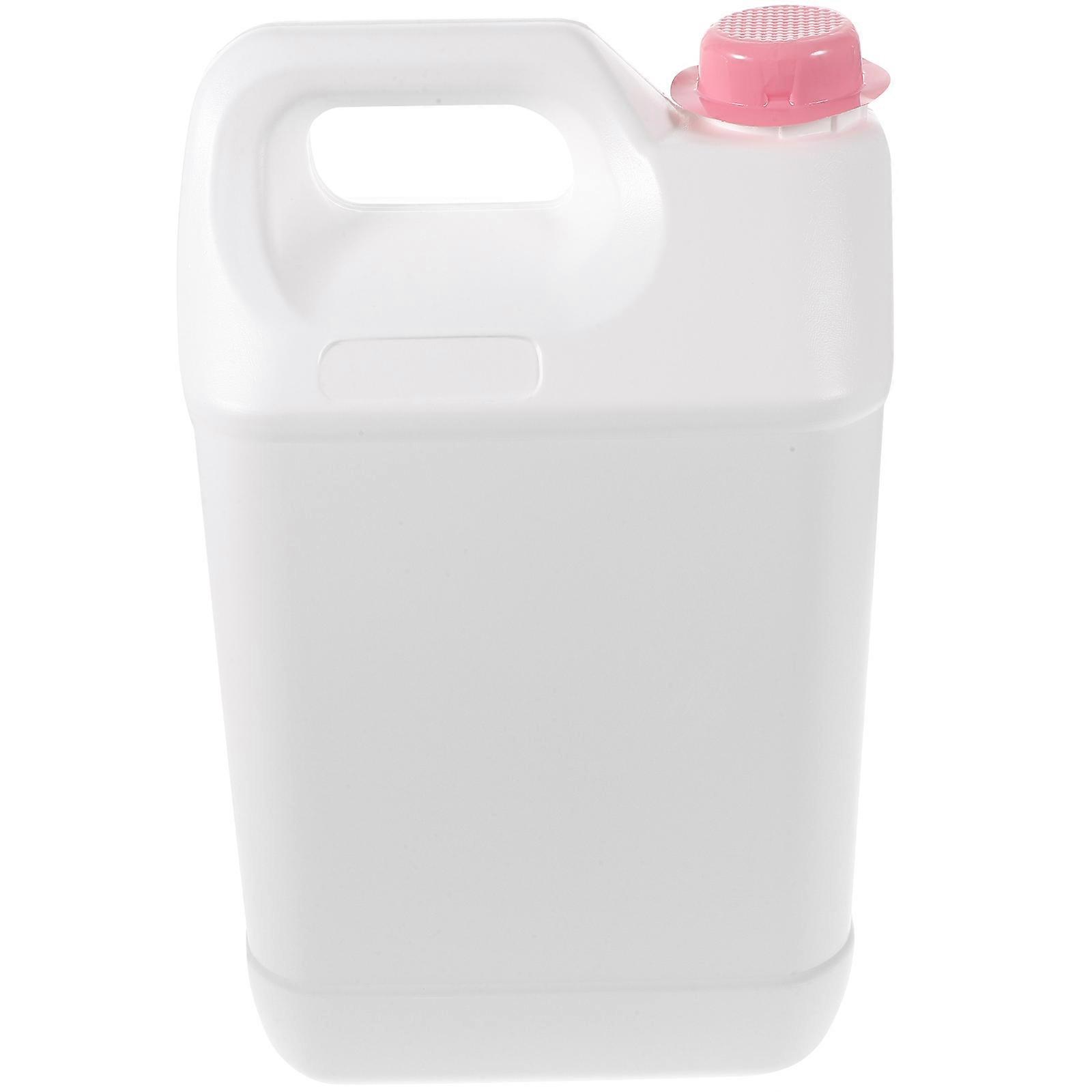 White Bottle with Pump for Sterilization Liquid 3Pcs 5L Pump Bottles Storage