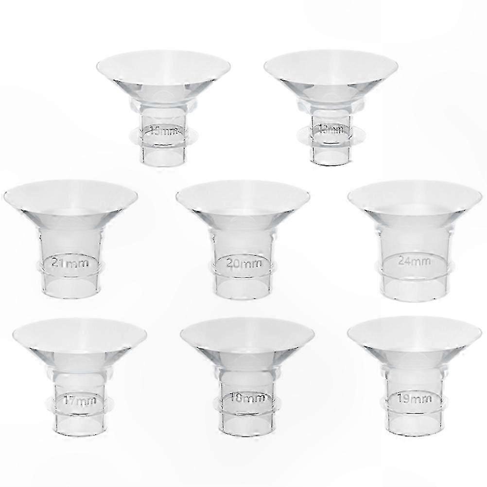 Silicone Flange Inserts for Breast Pumps, 8-Pack Replacement for Comfortable Use