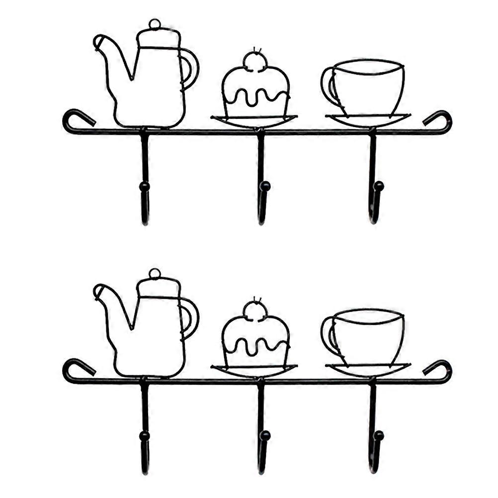 Metal Hanging Hook Coat Hook Rack for Items Hanging 4Pcs Iron Hooks