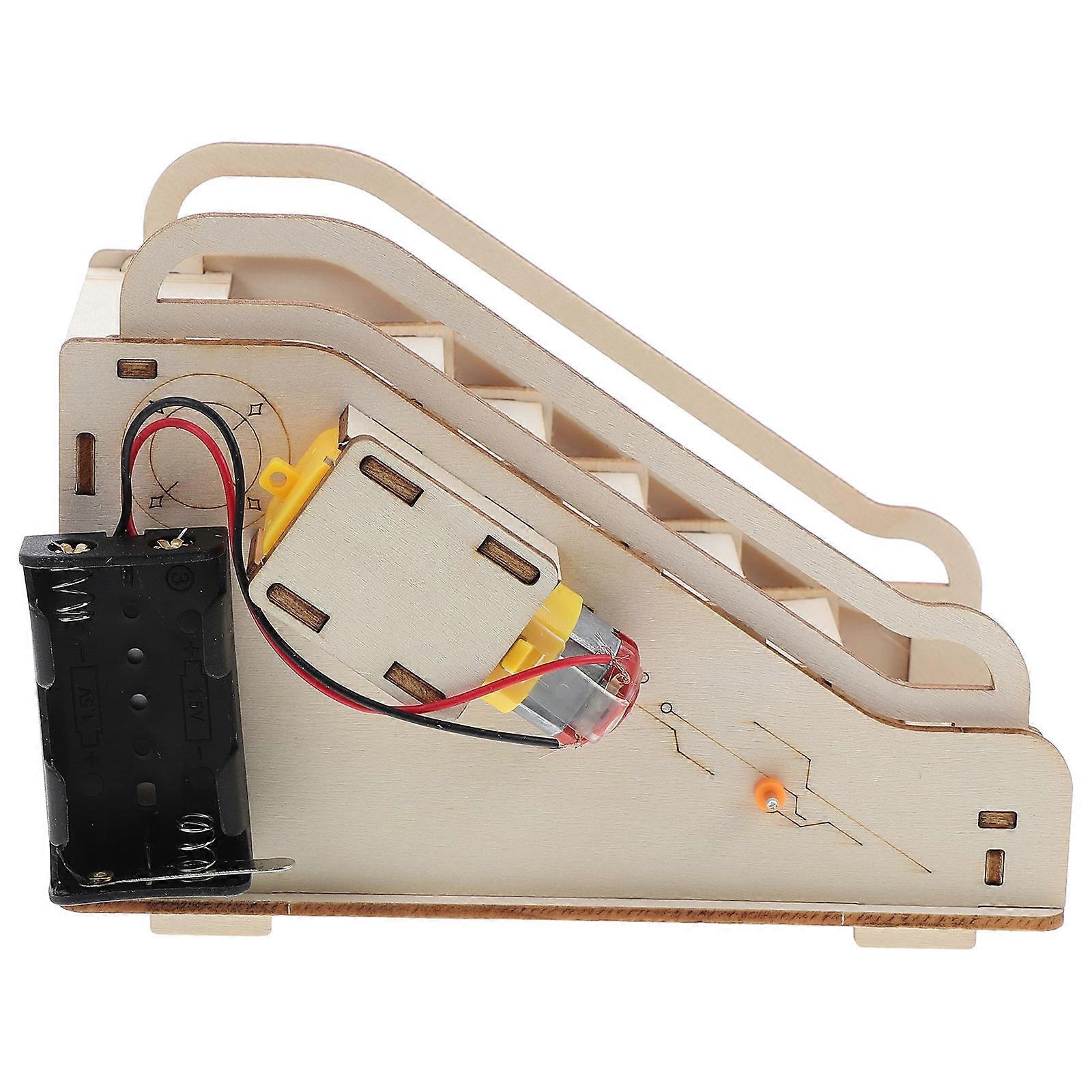 Creative Decorative Ornaments Electric Escalator Model for Experiment 4Sets