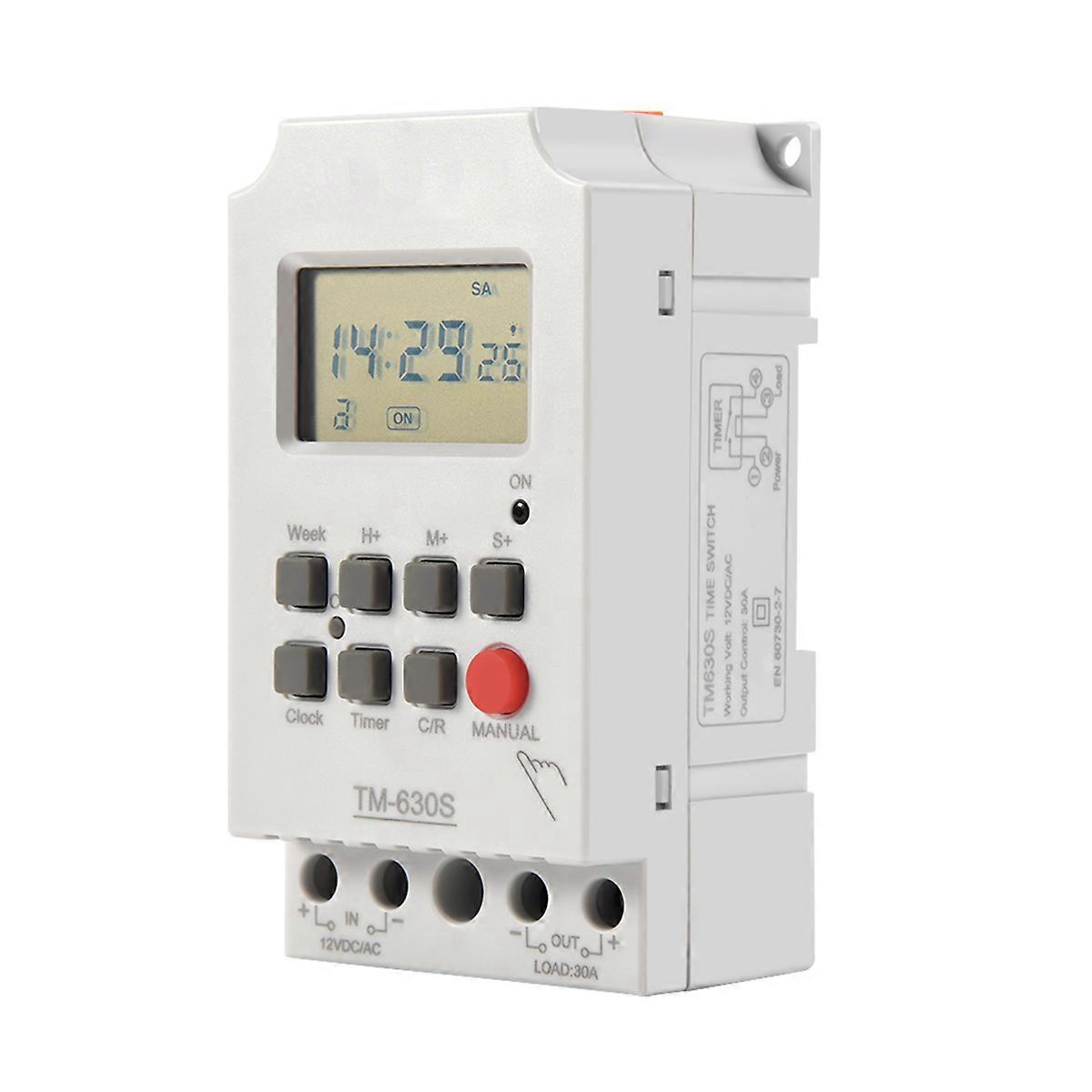  Tm630S-4 12V Seconds Timer Switch Large Screen Controller