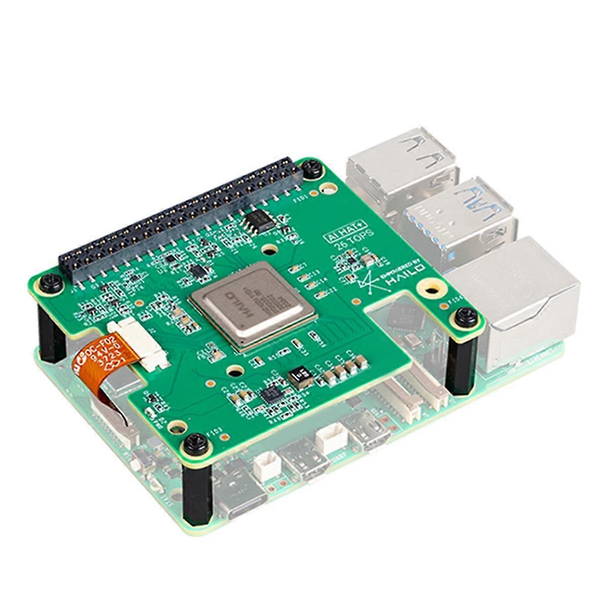 For Raspberry Pi 5 AI HAT+ Expansion Board Kit, 13Tops Artificial Intelligence Module AI HAT