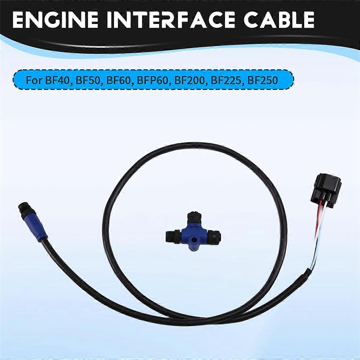 Engine Interface Cable for NMEA 2000 Outboards 06653-ZZ3-760HE,6-Pin,for