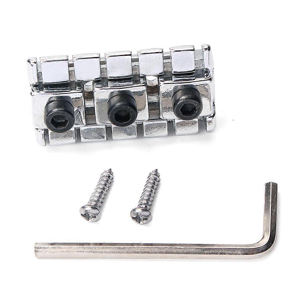 Tremolo Guitar Locking Nut Kit with Wrench and Screws for String Lock