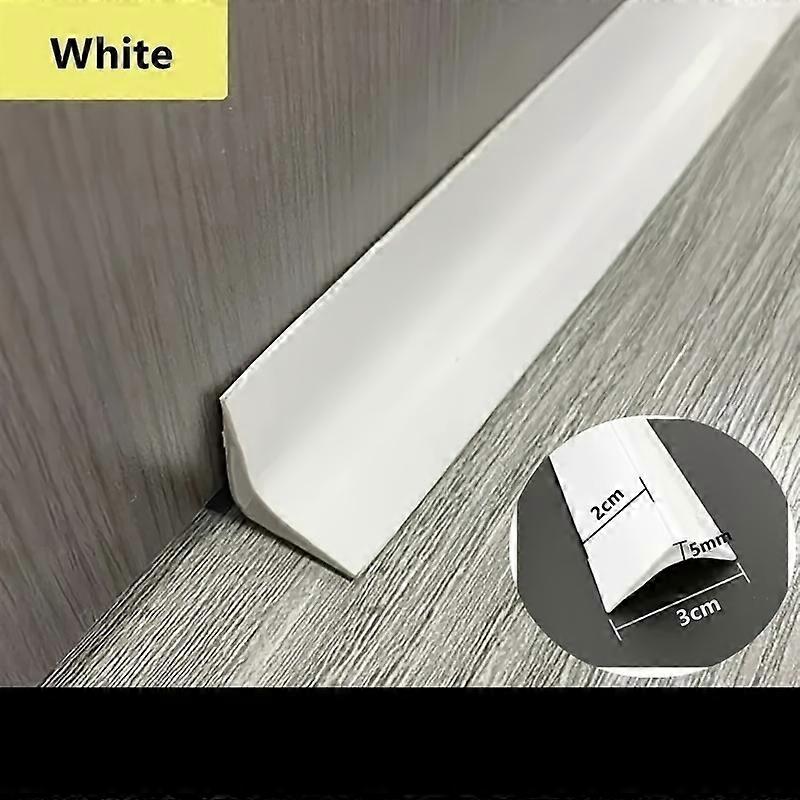 1pc 2m/78.74in Self-Adhesive Wall Inner Corner Skirting Line Can Hide Network Cable Ceiling Caulk Decoration Tape Wall Strip PVC
