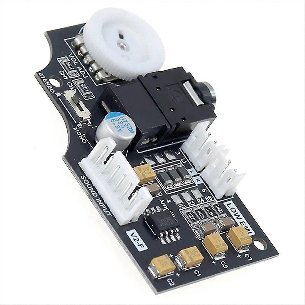 For High Quality DualChannel Volume Audio Board for Game Gear Using Audio Capacitors 2 Volume Outpu