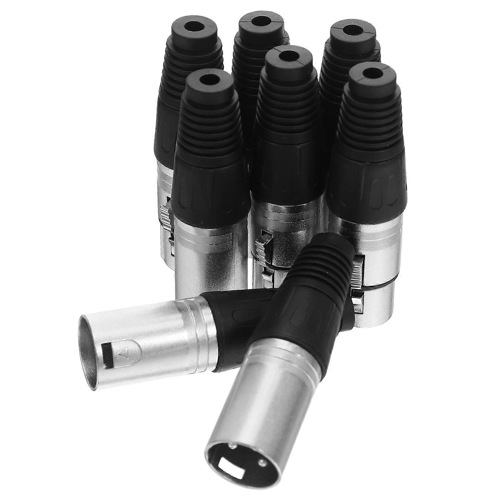 Metal Xlr Connector Balanced Audio Plugs for Stage Settings 1Set