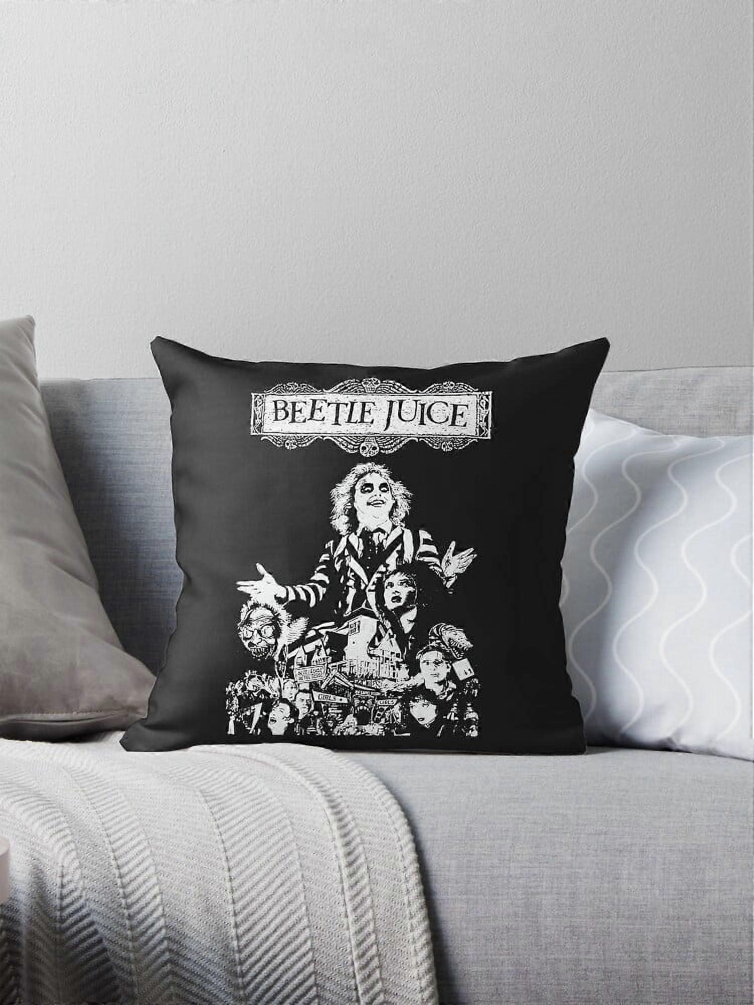 Uma NOVA capa de almofada Beetlejuice para sofá de 16x16 polegadas, dois lados