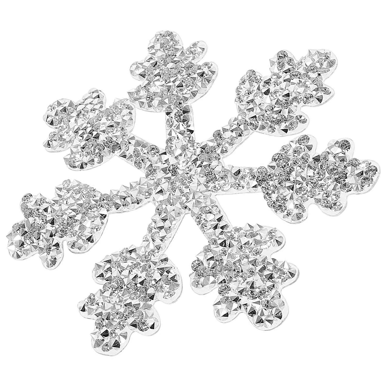 Wear-Resistant Clothes Patches Snowflake Pattern Patch for Repairing 5Pcs