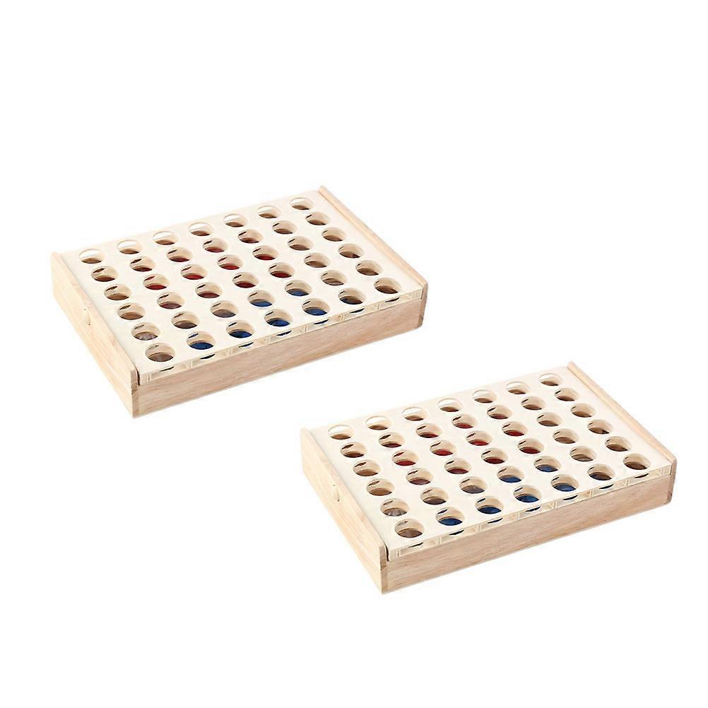 Stereo Chess Toys Board Game For Children Hand-Eye Coordination Skill Development 2 Sets In 24.5X12CM Size
