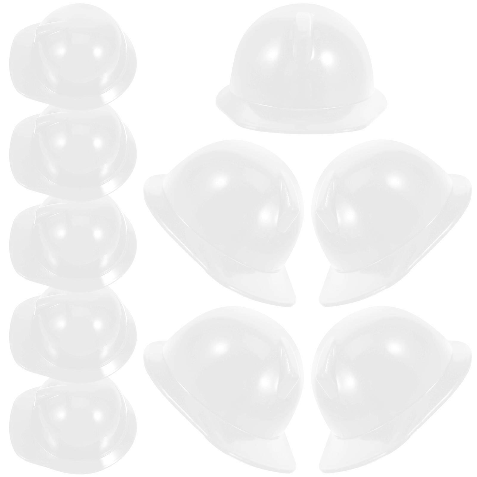 Miniature Safety White Plastic for Doll Use 10Pcs Mini