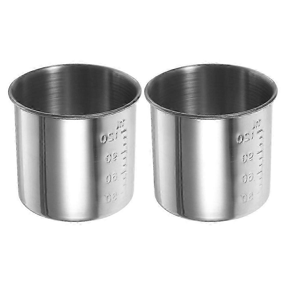 2pcs Rice Measuring Cup Stainless Steel Measuring Cups Durable Measuring Cups Baking Measuring Cup