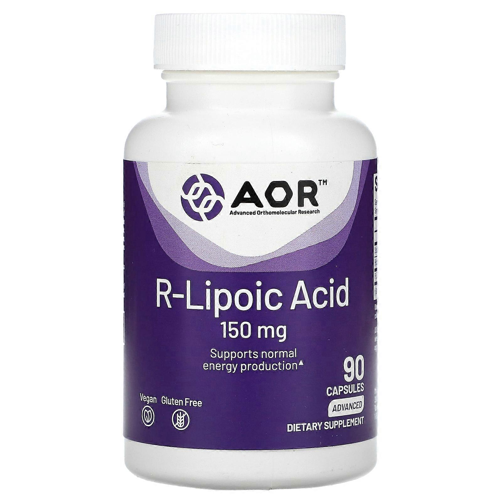 R-Lipoic Acid, 150 mg, 90 Capsules