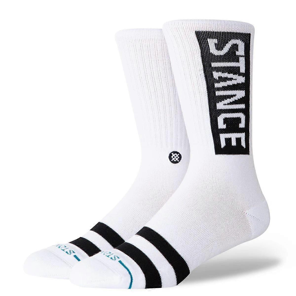 Og Mens Crew White Socks Stance