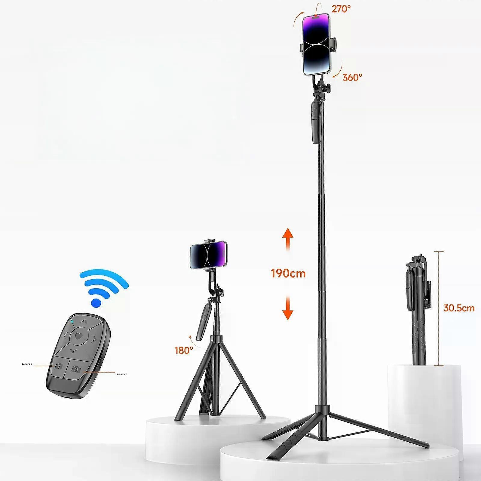 Handheld Anti Shake Selfie Stick, New Smartphone Selfie Tool, Multifunctional Floor Stand