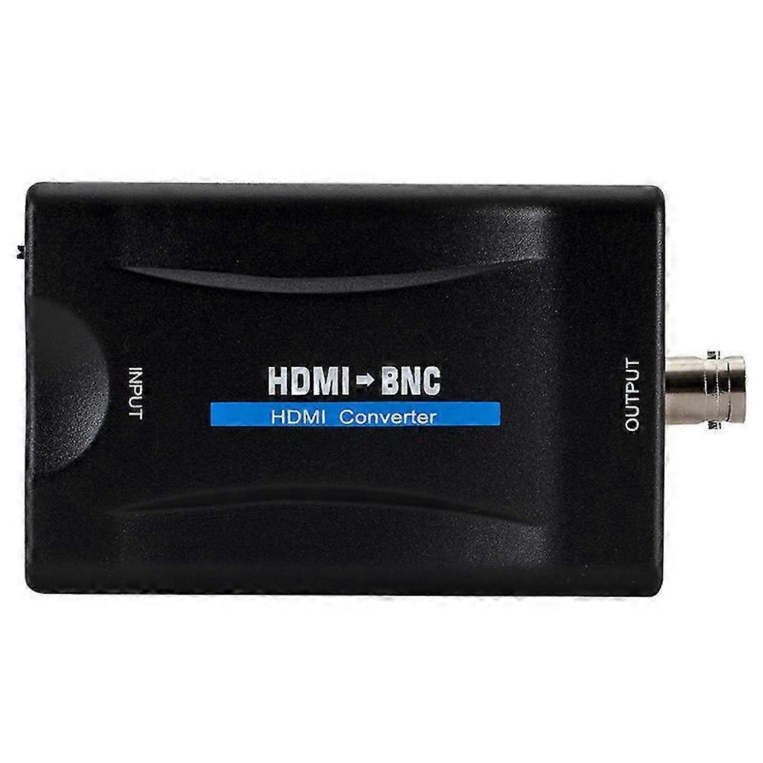 HDMI To BNC Video Audio Converter Adapter Compatible PAL/NTSC with USB Power Cord