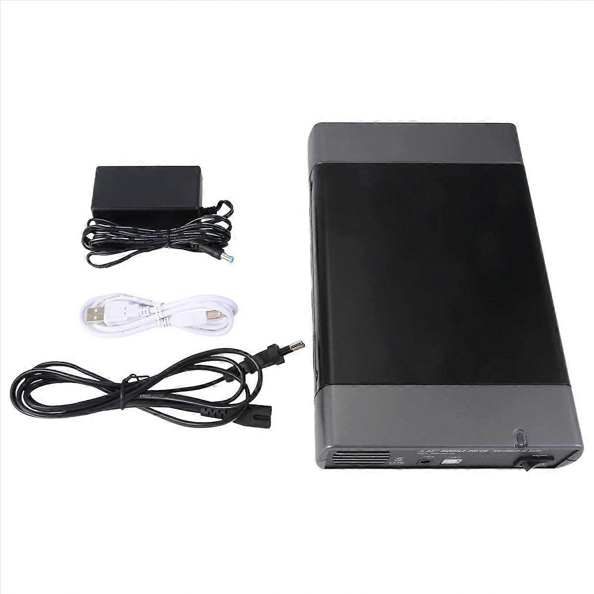 USB2.0 External Optical Drive Case Enclosure Box Adapter EU Plug
