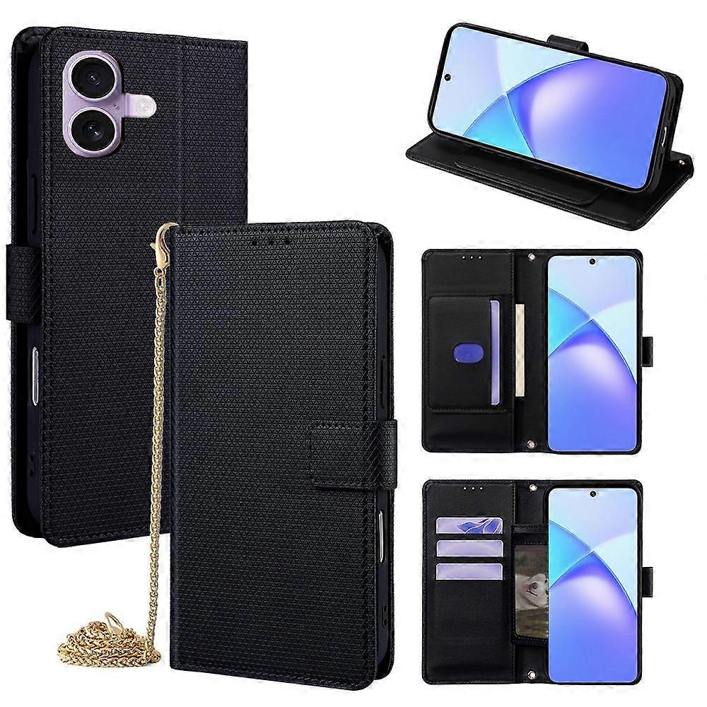 Crossbody Chain Triangle Leather Phone Case