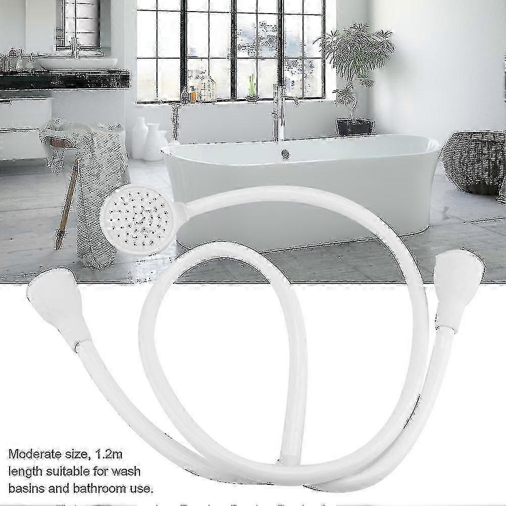 ダブルタッププッシュオンバスシャワーヘッドとホース美容院シャンプースプレーペットクリーナーセット