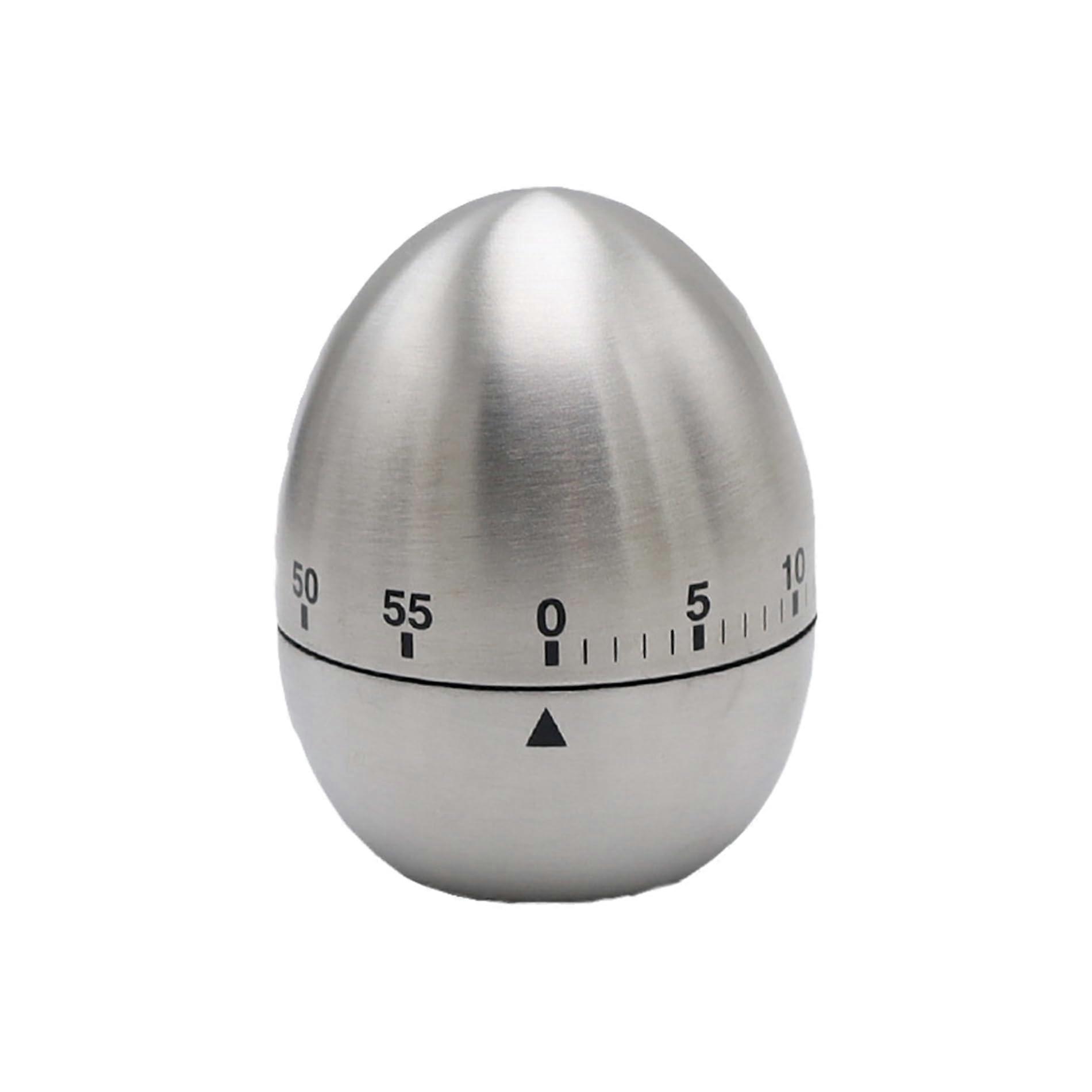 Kitchen Timer Mechanical Egg Timer Stainless Steel Manual Operation 1 Pack For Baking Cooking Learning